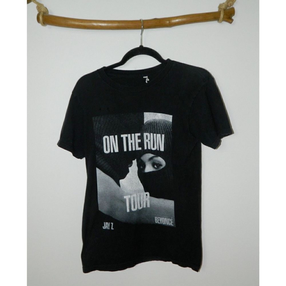 On The Run Tour Jay Z Beyonce‎ Concert T-Shirt 2014 Black Size Small